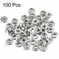 Uxcell Self -clinching Nuts 6-32 X 0 1-inch Stainless Steel Rivet Nut Round Head Metal Sheet Mounting Hardware Fastener 100pcs