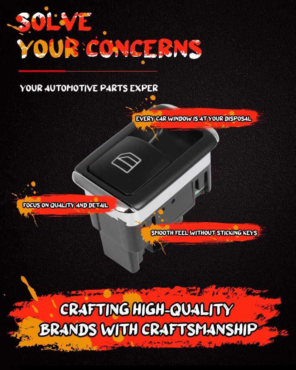 Power Window Switch A2049058102 Front Right Or Rear Side Control For Mercedes Benz B Class C Cla Cls E Gl Gla Ml Sl