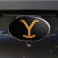 Graphics More Yellowstone Tv Show Brand Oval Tow Trailer Hitch Cover Plug Insert