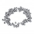 Qanyegn 100pcs M4 Ss304 Coiled Wire Helical Screw Thread Inserts Stainless Steel Repair Insert For Diy Project M4 0 7 1 5 D