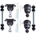 6-piece Fit For 1996-2002 Chevrolet Express 1500 2500 Gmc Savana 2500-2 Front Lower 2 Upper Ball Joint 2 Sway Bar