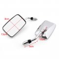 Topteng Rear Side View Mirror Rearview Mirrors Chrome For Honda Nv400 Shadow 1992-1997 Nv750 1999-2001 Vt400 400 Vt1100 1100