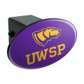 University Of Wisconsin-stevens Point Primary Logo Oval Tow Hitch Cover Trailer Plug Insert 2