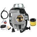Svkzgfz Carburetor With Throttle Cable Air Oil Filter For Honda Rancher 350 Tr Te Tm Fm Foreman 400 450 Trx400fw Fourtrax 300 