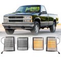 Usr 94-99 Gmt400 Front Side Marker Light A Parking Corner Lamp 4pc Left Right Set For 1994-1999 Chevrolet Chevy C K 1500 2500 