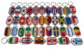 Ireland Flag Key Chain Metal Chrome Platedchain Key Fob Keyfob Irish