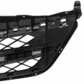 To1200340 Factory Style Front Bumper Grill Grille Assembly With Moulding Compatible Toyota Corolla Canada 2011-2013 Matte Dark