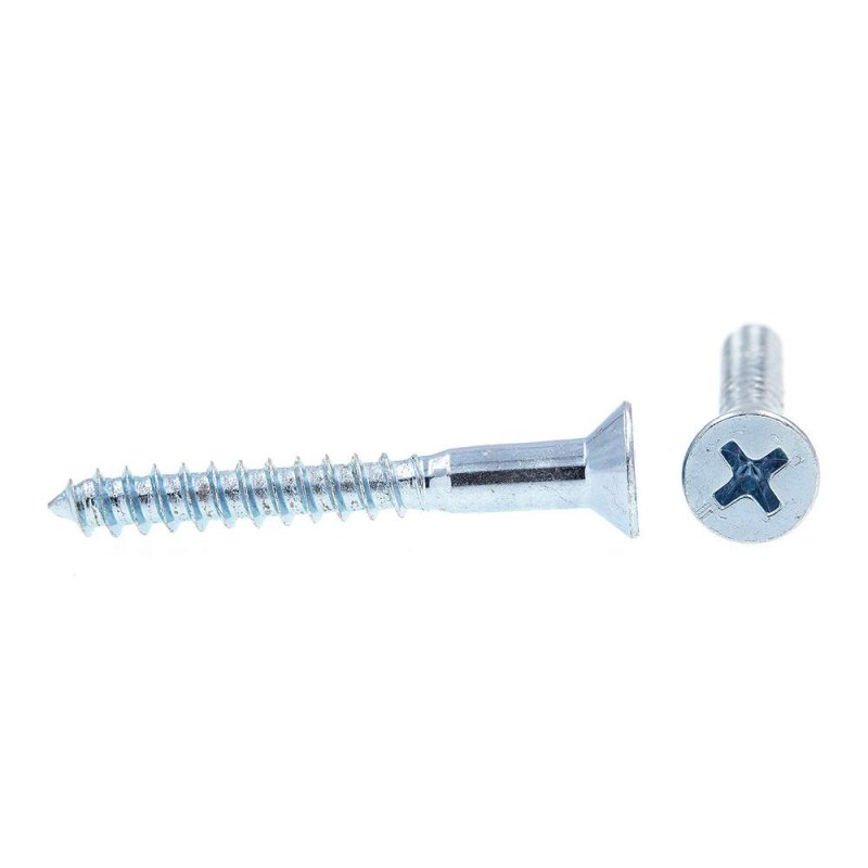 Prime-line Wood Screws Flat Head Phillips Drive 9 X 1-1 2 In Zinc Plated 50 Pack