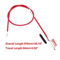 Tc-motor 970mm Red Clutch Cable For Chinese Motorcycle Dirt Pit Bike 50cc 70cc 90cc 125cc 150cc 160cc Ssr Thumpstar Ttr Klx110