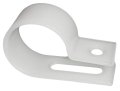 3 4 Electriduct Heavy Duty Nylon Cable Clamps Mouting Wire Clips 50pcs White 