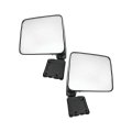 Door Mirrors For Suzuki Samurai 1990 To 1995 Driver And Passenger Side Pair Textured Black Manual Folding Adjust Sz1320103 