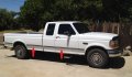 1992-1996 Ford Black Chrome Side Body Trim Molding Rocker Panel Pickup Truck F150 F250 F350 Bronco 2 Wide Quarter Roll 6 Ft