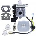 Hippotech Carburetor With 3 Fuel Lines And Primer Bulbs For Echo Gt225 Gt225i Gt225l Pas225 Pe225 Ppf225 Shc225 Srm225 Srm225u