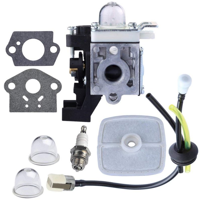 Hippotech Carburetor With 3 Fuel Lines And Primer Bulbs For Echo Gt225 Gt225i Gt225l Pas225 Pe225 Ppf225 Shc225 Srm225 Srm225u
