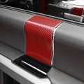 Linskip Interior Door Handle Panel Trim For Ford F-150 2015 2016 2017 2018 2019 2020 F150 Accessories 4pcs Red Carbon Fiber 