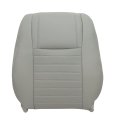 Driver Side Top Back Perforated Microfiber Leather Seat Cover Gray For Ford Mustang Gt 2005 2006 2007 2008 2009 