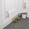 Richelieu Hardware Bp878996chbrz Pull Firenze Collection 3 4 In Champagne Bronze 