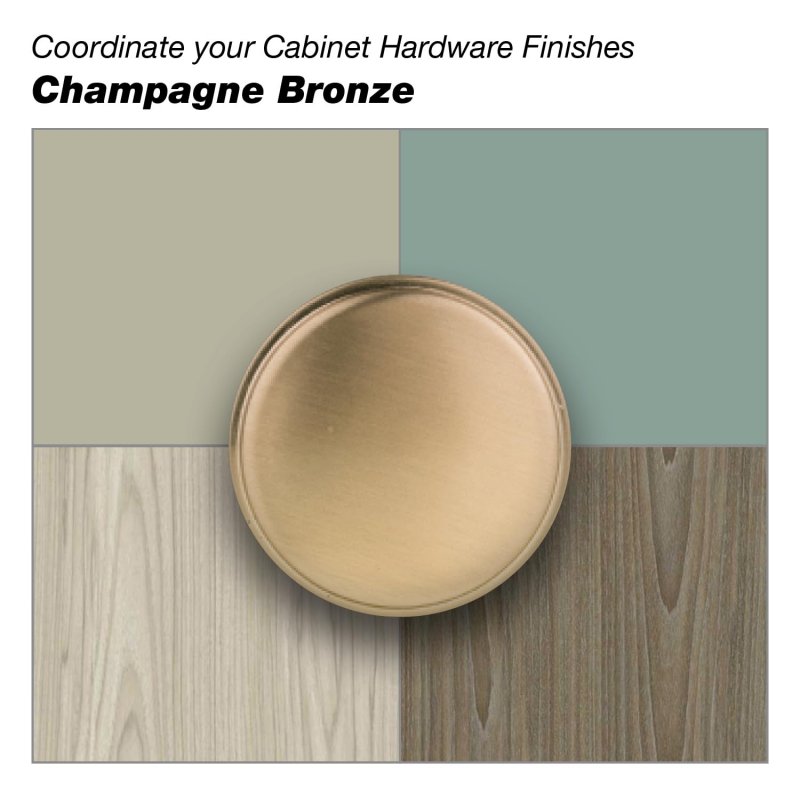 Richelieu Hardware Bp878996chbrz Pull Firenze Collection 3 4 In Champagne Bronze