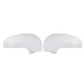 Pair Car Rear View Driver Passenger Side Mirror Cover Cap Replacement White For Toyota Reiz Prius 2010 2011 2012 Guard Covers 