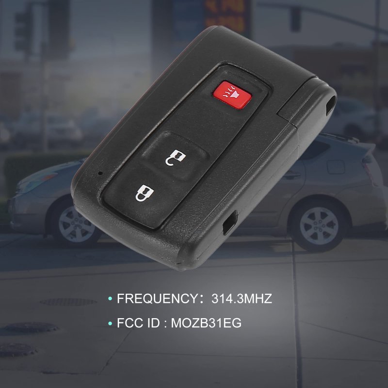 312mhz Mozb31eg Replacement Semi-intelligent Keyless Entry Remote Key Fob For Toyota Prius 2006 2007 2008 2009 89994-47061
