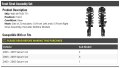 Front Strut And Coil Spring Assembly Set Of 2 For 2003-2007 Saturn Ion Does Not Fit Redline Models