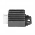 Uxcell 4 Pins Motorcycle Voltage Regulator Rectifier Black