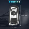 X Autohaux 315mhz Kr55wk498 Replacement Smart Proximity Keyless Entry Remote Fob For Bmw 1 2 3 4 5 6 7 Series 2009-2017 3