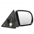 Ocpty Passenger Side Power Heated Manual Folding Mirrors Compatible With 1999-2005 For Chevrolet Blazer 1999-2001 Gmc Jimmy