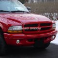 Auto Dynasty Compatible With Dodge Dakota Durango 4pcs Pair Of Smoked Lens Clear Corner Headlights Fog Lights