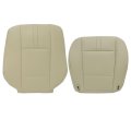 Front Driver Side Bottom Leather Seat Cover Sand Beige For Bmw X3 2003 2004 2005 2006 2007 2008 2009 2010 Fits Heated And Power 