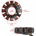 Caltric Stator Compatible With Arctic Cat Mountain 600 Efi 2001 2002 2003 2004 Snowmobile New