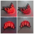 Httmt Mt038- Clear Tail Light Brake Compatible With 2005 2006 Kawasak Ninja Zx-6r Zx636 Zx-6rr Zx600 Z750s- 2006-2007 Zx-10r