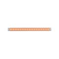Grand General 76983 Red 20 Single Row Spyder 17-led Stop Turn Tail Sealed Light Bar With Clear Lens 