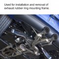 Motorcycle Exhaust Spring Puller Tool 2 Piece T Shaped Handle Hook With Rubber Coating For Dirt Bike Vehicle Brakes And Lawn