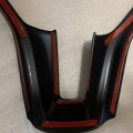 Fantemo 1pc Car Air Flow Intake Hood Scoop Vent Cover Trim For Mini Cooper F55 F56 One 3 Doors 2014-2021 Styling Carbon Fiber