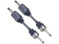 Front Cv Axle Shaft Set Of 2 Compatible With 1995-2000 Toyota Tacoma 4wd With Manual Locking Hubs 