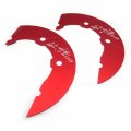 Httmt- Cnc Rear Chain Guard Transmission Belt Gear Decorative Sprocket Cover Compatible With 2017-2020 Kawasak Ninja 400 In Red