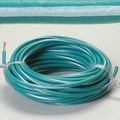 K4 Electrical Wire Green With White Stripe 18 Gauge 100 Foot Roll 