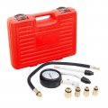 Torin Atrhs-a0031b-1 8 Piece 0-300 Psi Engine Cylinder Compression Pressure Gauge Tester Kit Automotive Tool Red 