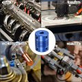 Uxcell 5pcs 5mm To 10mm Aluminum Alloy Shaft Coupling L25xd19 Flexible Coupler With Screws For Encoders And Motors Blue