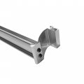Gordon Glass Brushed Nickel Sliding Frameless Shower Door Single Towel Bar Kit 24 Long