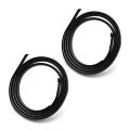 1 Pair Roof Drip Weatherstrip Fits For 2012-2018 Toyota Prius V Left Right Trim Seal Kit Replace 75555-47050 75556-47050 