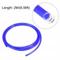Uxcell Pneumatic Air Tubing 6mm 0 24 Od X 4mm 16 Id 2m 6 56ft Pu Polyurethane Compressor Hose Pipe Blue