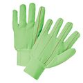West Chester K83scncgri Cotton Fully Corded Glove Green Large Pack Of 12 