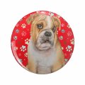 1080 Graphics I Love My Dog Friend Happy Birthday Key Chain Double Sided Stainless Steel Keychain 