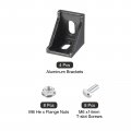 4set Inside Corner Bracket Gusset Kits 35x35x29mm 3030 Angle Connector For European Series Aluminum Profile Black 8 X Hex