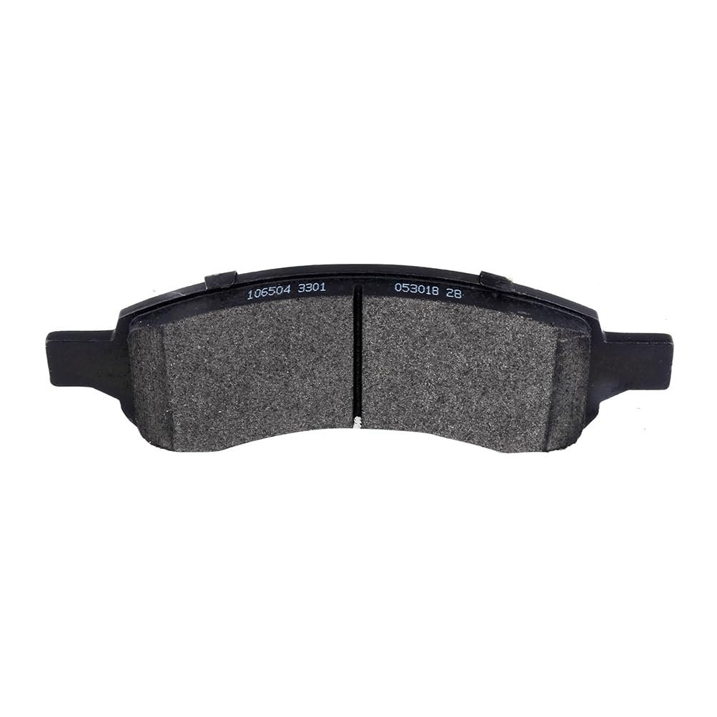 Front D1169 Semi-metal 4pcs W Hardware Disc Brake Pad Set
