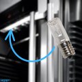 Hqrp 2-pack Bulbs Compatible With Invisiclean Claro Ic-4524 Model 3 Watts E17 Intermediate Screw Base