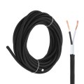 25ft Cloth Covered Lamp Wire Ul Listed 18awg 2 Conductor Fabric Vintage Industrial Cord 300v Svt Braided Electrical For Diy 