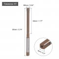 Uxcell Hand Reamer 6mm H7 Metric Drill Bit For Metal Wood Hole Reaming Straight Flutes 9sicr Alloy Steel Cutting Tool